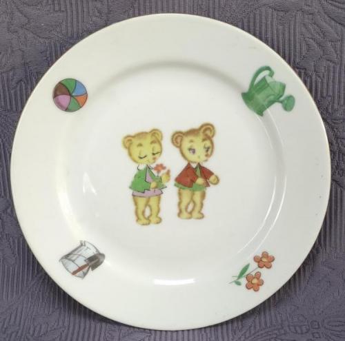 Talíř dezertní, dětský motiv, zn. Epiag  Talíř dezertní, dětský motiv, zn. Epiag