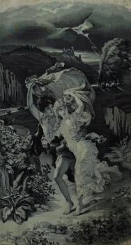 Gobelín - Útěk před bouřkou Gobelín - Útěk před bouřkou