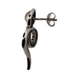 STŘÍBRNÉ NÁUŠNICE ”HADI” S MARKAZITY A PERLETÍ STŘÍBRNÉ NÁUŠNICE ”HADI” S MARKAZITY A PERLETÍ