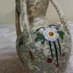 Secesní párové vázy - Royal Dux, značeno Secesní párové vázy - Royal Dux, značeno