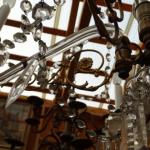 Lustr skleněný 5xramenný  Lustr skleněný 5xramenný