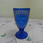 Modrý lázeňský Pohár Teplitz Teplice Modrý lázeňský Pohár Teplitz Teplice