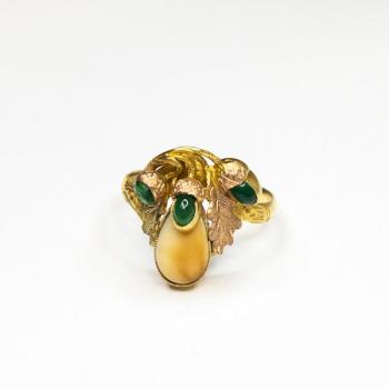 Zlatý prsten s grandlí Zlatý prsten s grandlí