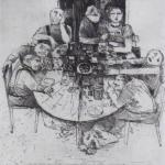 Signatura nečitelná - U stolu Signatura nečitelná - U stolu