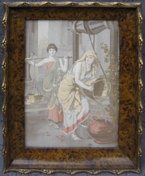 Gobelín - Dívky u studny (Francie) Gobelín - Dívky u studny (Francie)