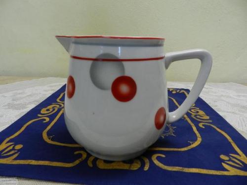 Art deco porcelánový džbán, 2l - JSG Stružná Art deco porcelánový džbán, 2l - JSG Stružná