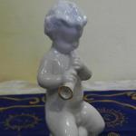 Zlacená bílá soška Fauna - Kunstabteilung, Německo Zlacená bílá soška Fauna - Kunstabteilung, Německo