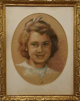 Portrét dívky - L. Jirka Portrét dívky - L. Jirka