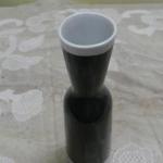 Tmavě zelená váza, brusel - J. Marek, Royal Dux Tmavě zelená váza, brusel - J. Marek, Royal Dux