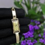 Art deco zlaté mechanické hodinky Art deco zlaté mechanické hodinky