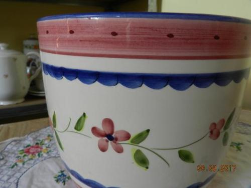 Keramický květináč malovaný Keramický květináč malovaný