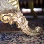 Detail starožitné lampy Detail starožitné lampy