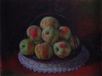 Hirsch Jan: A still life with apples Hirsch Jan: A still life with apples