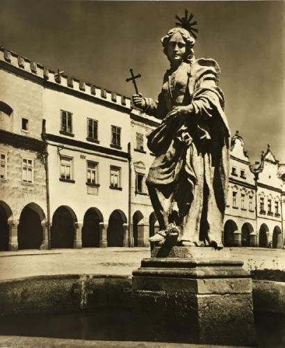 Josef Ehm (1909 - 1989), Telč, 1953 Josef Ehm (1909 - 1989), Telč, 1953