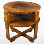 Konferenční kulatý stolek, Art Deco, 1930s Konferenční kulatý stolek, Art Deco, 1930s