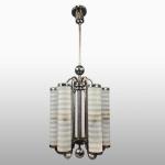 Velký niklový lustr – Bauhaus, 1930 Velký niklový lustr – Bauhaus, 1930