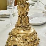 Luxusní mosazné svícny v rokokovém stylu. 79 cm Luxusní mosazné svícny v rokokovém stylu. 79 cm