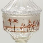 Pohár s víkem, egyptský motiv Pohár s víkem, egyptský motiv