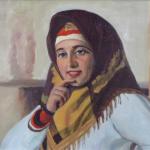 Viktor Voroncov - Ruská žena v šátku Viktor Voroncov - Ruská žena v šátku