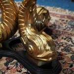 Vintage konferenční stolek Hollywood regency Vintage konferenční stolek Hollywood regency