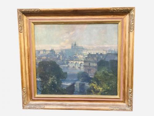 Jaroslav Šetelík – Pohled na pražský hrad Jaroslav Šetelík – Pohled na pražský hrad