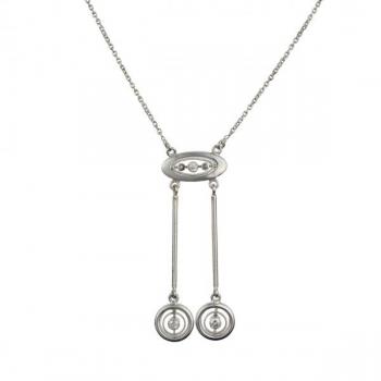 Zlatý náhrdelník s diamanty Art Deco Zlatý náhrdelník s diamanty Art Deco