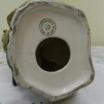 Malovaná keramická soška čápa Malovaná keramická soška čápa