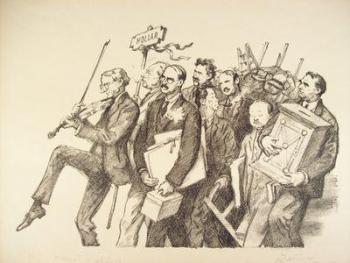 Hugo Boettinger, 1928 , Hollar se stěhuje Hugo Boettinger, 1928 , Hollar se stěhuje