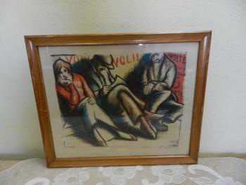 Obraz ”Na ulici” - Jan Rambousek Obraz ”Na ulici” - Jan Rambousek