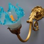 Nástěnná lampa / aplika zlacený bronz Nástěnná lampa / aplika zlacený bronz