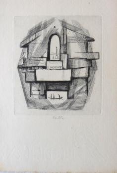 Jan Halla - Ex libris L. Hodný Jan Halla - Ex libris L. Hodný