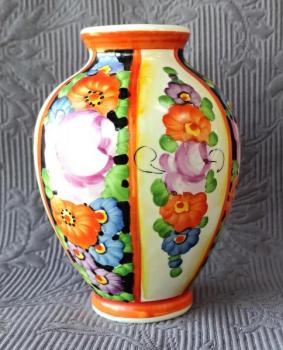 Váza I., ruční malba, zn. Keramo, Kožlany Váza I., ruční malba, zn. Keramo, Kožlany