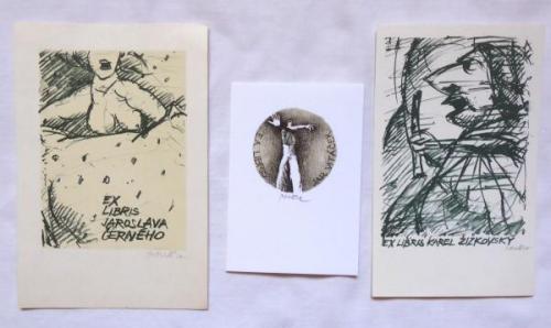 Pavel Roučka - Tři ex libris Pavel Roučka - Tři ex libris