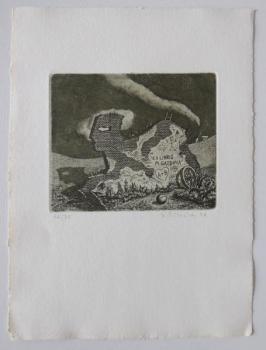 Jindřich Pileček - Ex libris M. Gazdová Jindřich Pileček - Ex libris M. Gazdová