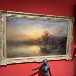 Franz Emil Krause, Romantická říční krajina Franz Emil Krause, Romantická říční krajina