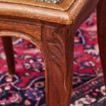 Neorokokové židle z masivního dubu Neorokokové židle z masivního dubu