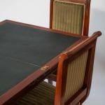 Starožitný Empírový hrací set stůl a židle Starožitný Empírový hrací set stůl a židle