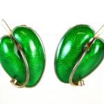 Stříbrná souprava, Brož a náušnice Stříbrná souprava, Brož a náušnice