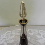 Art deco broušená rubínová karafa Art deco broušená rubínová karafa