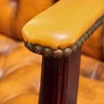 Kožené křeslo k psacímu stolu Chesterfield Kožené křeslo k psacímu stolu Chesterfield