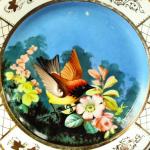 Talíř dekorativní s ptáčkem, 19. stol. Talíř dekorativní s ptáčkem, 19. stol.