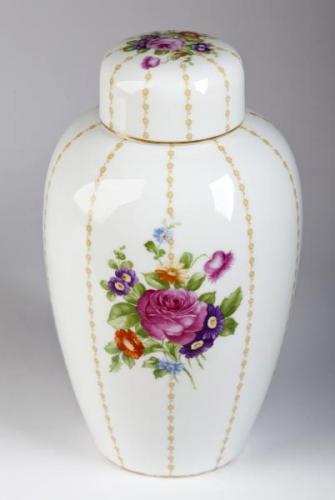 Rosenthal,Porcelánová váza s víkem Rosenthal,Porcelánová váza s víkem