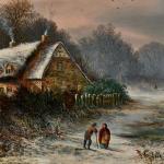 Charles Leaver (1824–1888) – Zimní krajina Charles Leaver (1824–1888) – Zimní krajina