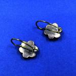 Granátové náušnice, 1890, Čechy Granátové náušnice, 1890, Čechy