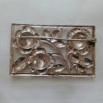 Stříbrná brož - růže Stříbrná brož - růže