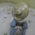 Porcelánová soška Dáma v modrých šatech Porcelánová soška Dáma v modrých šatech