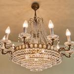 Luxusní křišťálový na lustr 14 žárovek Luxusní křišťálový na lustr 14 žárovek