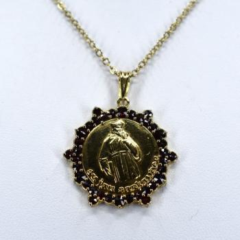 Stříbrný přívěsek - Sv. Jan Sarkander Stříbrný přívěsek - Sv. Jan Sarkander