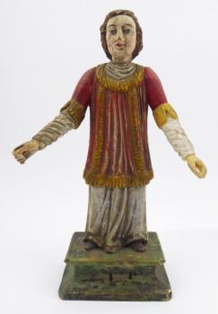 Sv. Vavřinec nebo sv. Štěpán - dřevořezba Sv. Vavřinec nebo sv. Štěpán - dřevořezba
