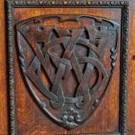 Velká neorenesanční knihovna s erbem Velká neorenesanční knihovna s erbem